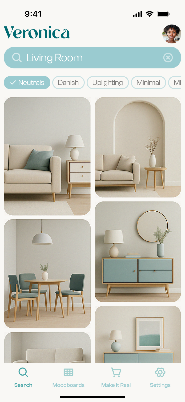 App search interface